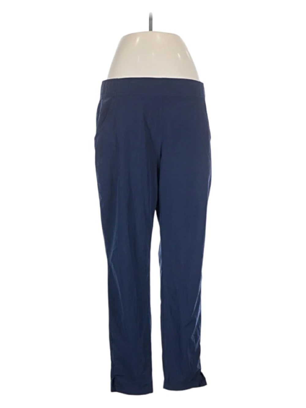 Women's Navy Pull-On Straight-Leg Pants